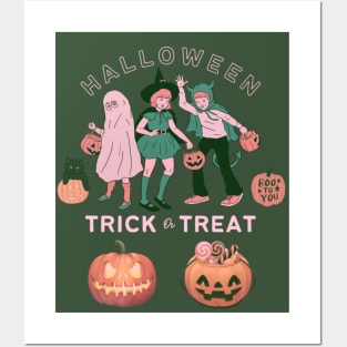 Boo To You- Trick Or Treat! Posters and Art